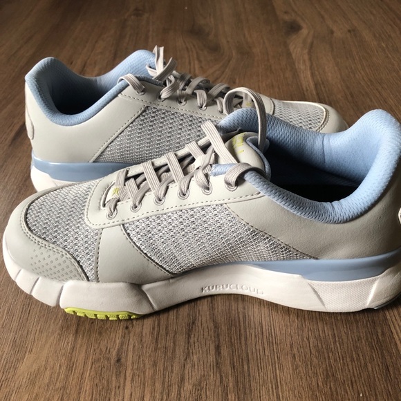 KURU Quantum 2 Dove Gray-Pale Lime-2.0 Sneakers Size 9 Medium Shoes - Picture 9 of 17